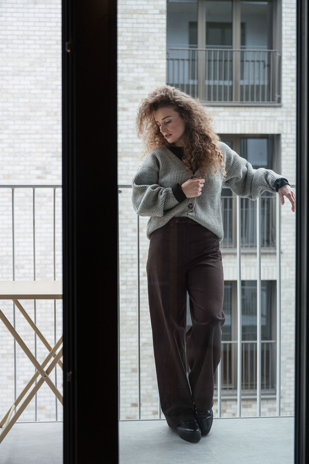 Kalhoty a �ortky Mona Jeans dark chocolate