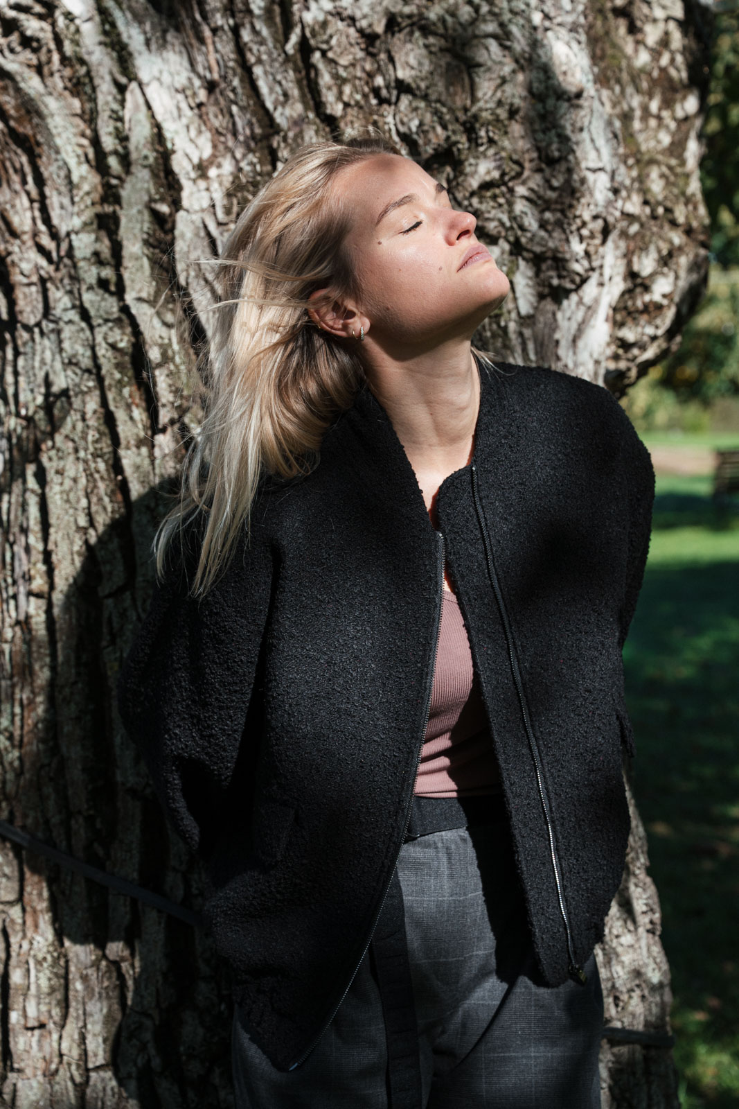Bundy Lea black boucl�