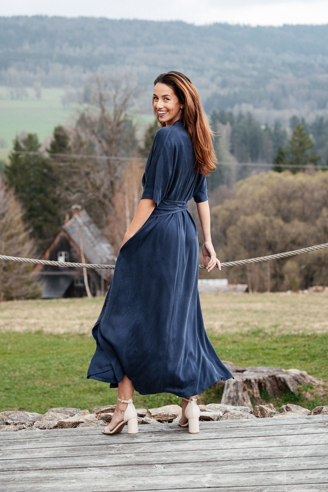 �aty & sukn� Astrid midnight blue
