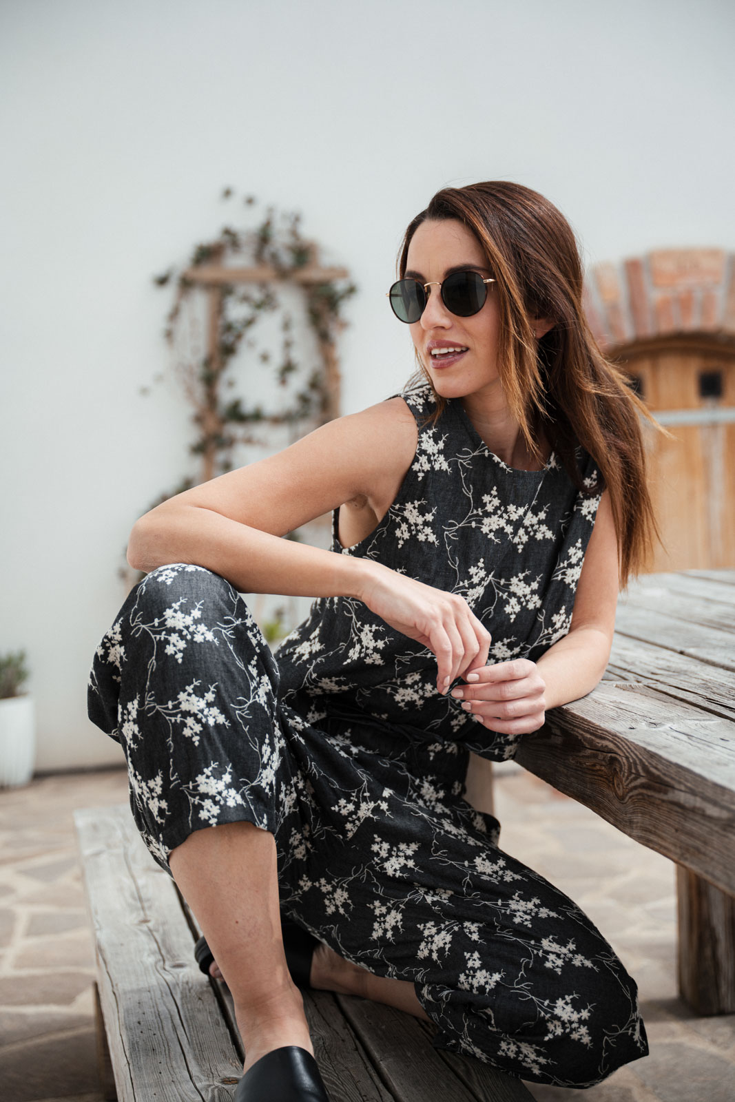 Ko�ile Flora v��ivka Embroidery black jeans
