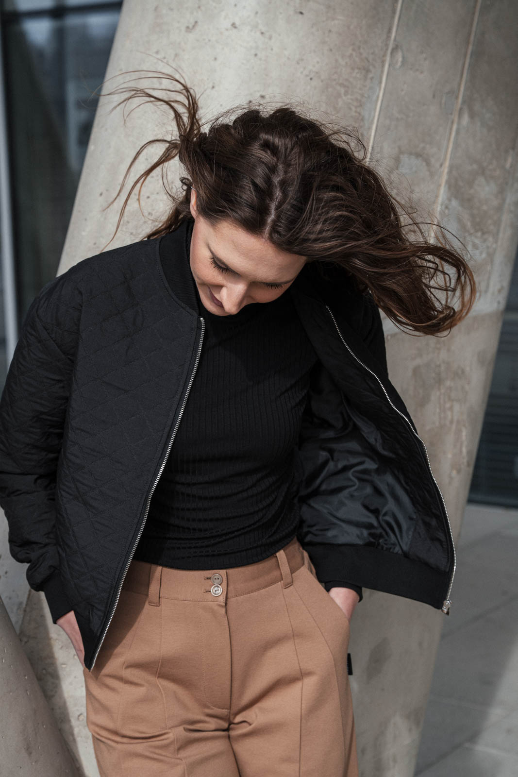 Kalhoty a �ortky Laura camel