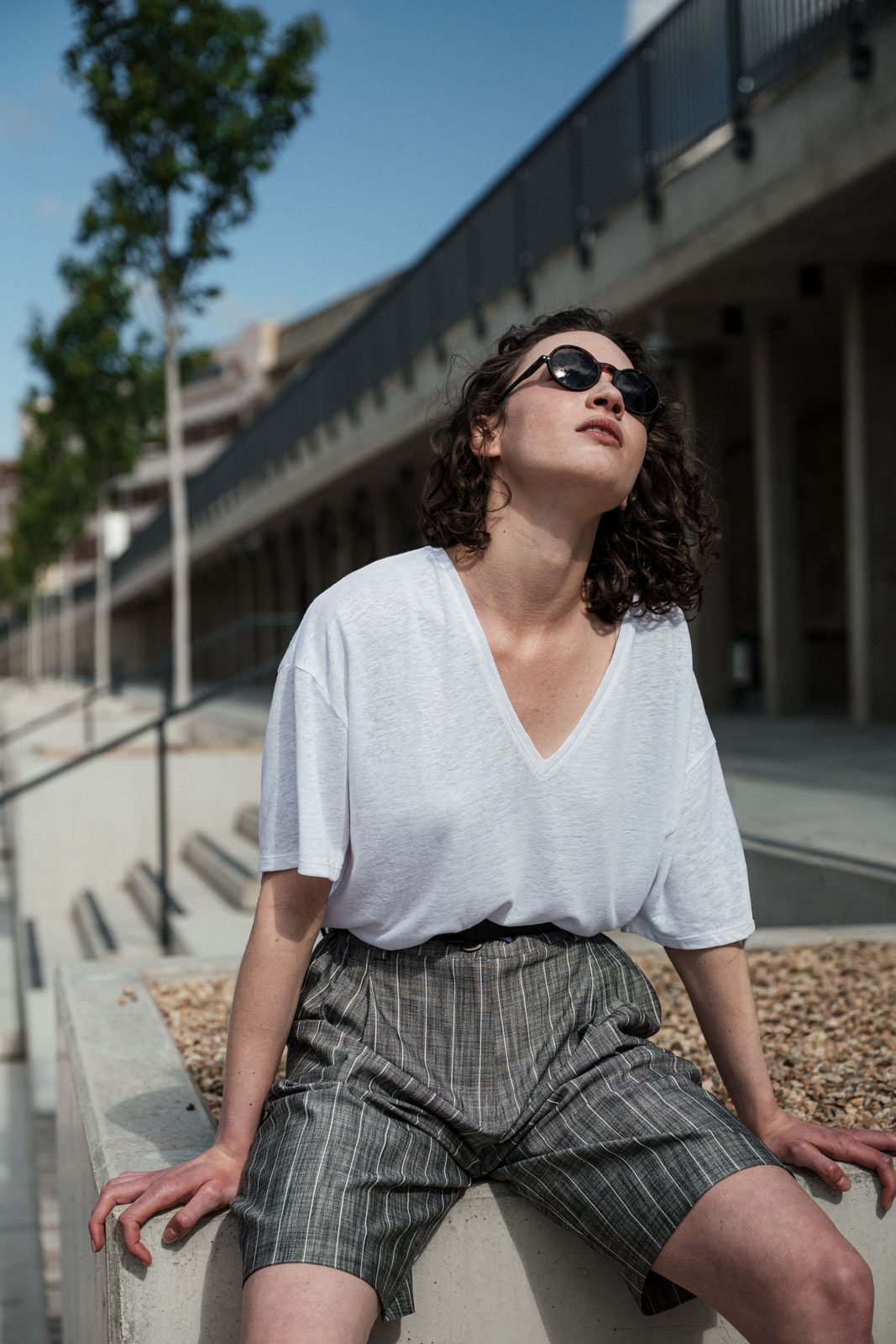 Tri�ka Vilde white linen
