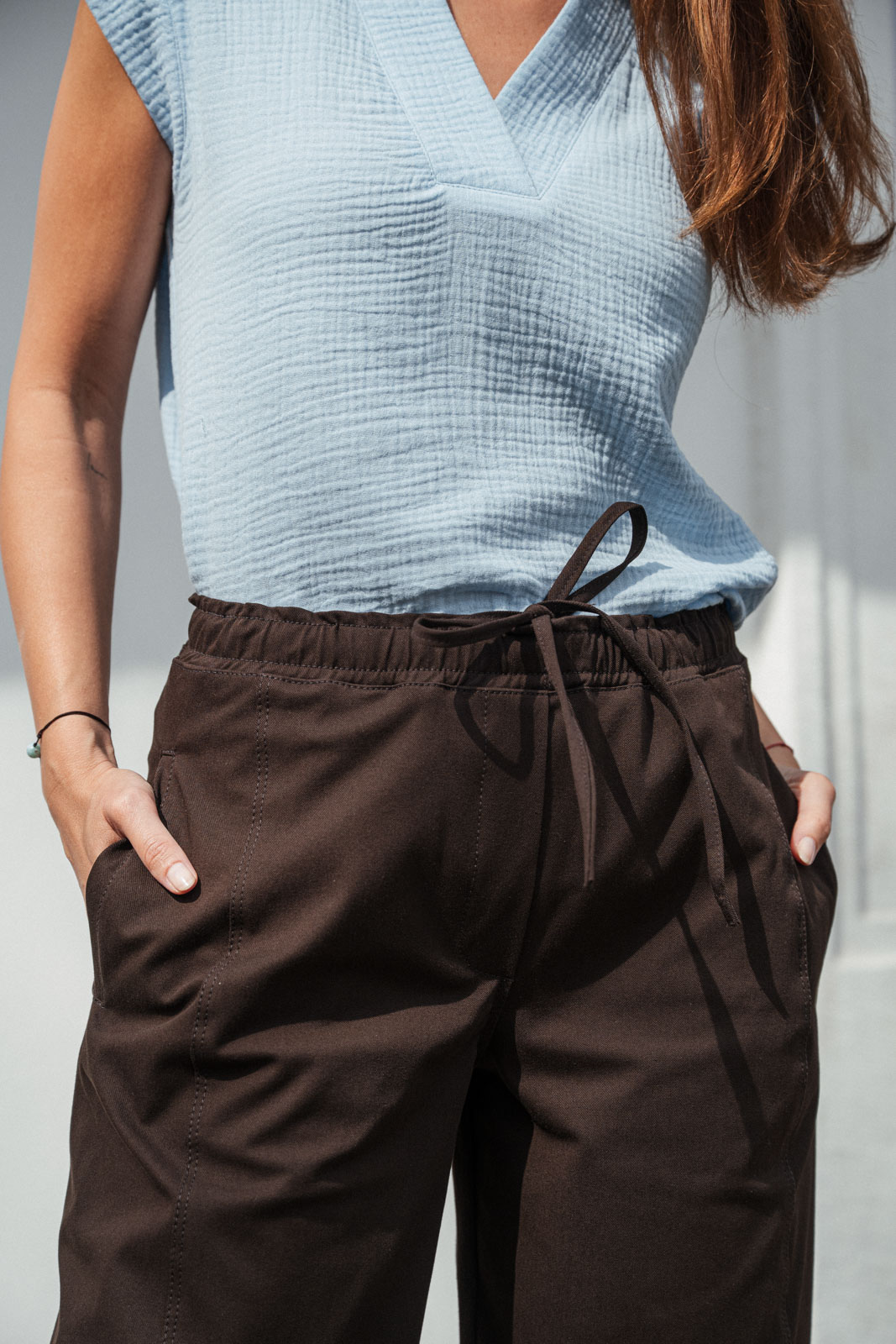 Kalhoty a �ortky Jonah dark chocco