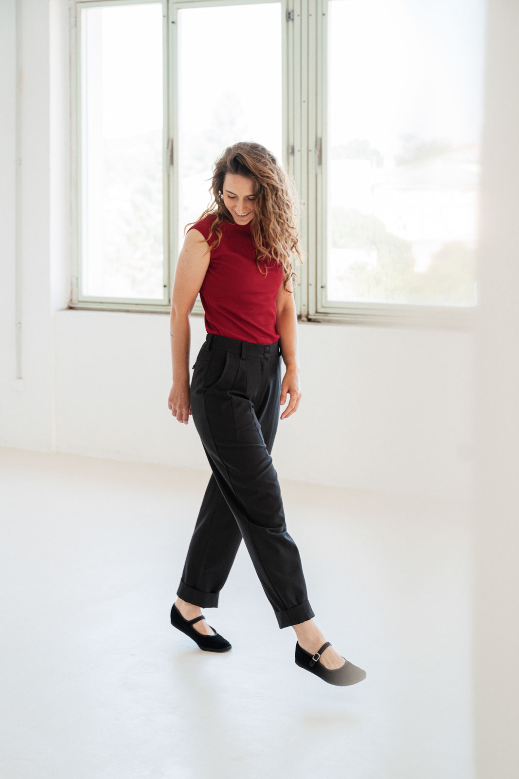 Kalhoty a �ortky Laura Lyocell black lyocell
