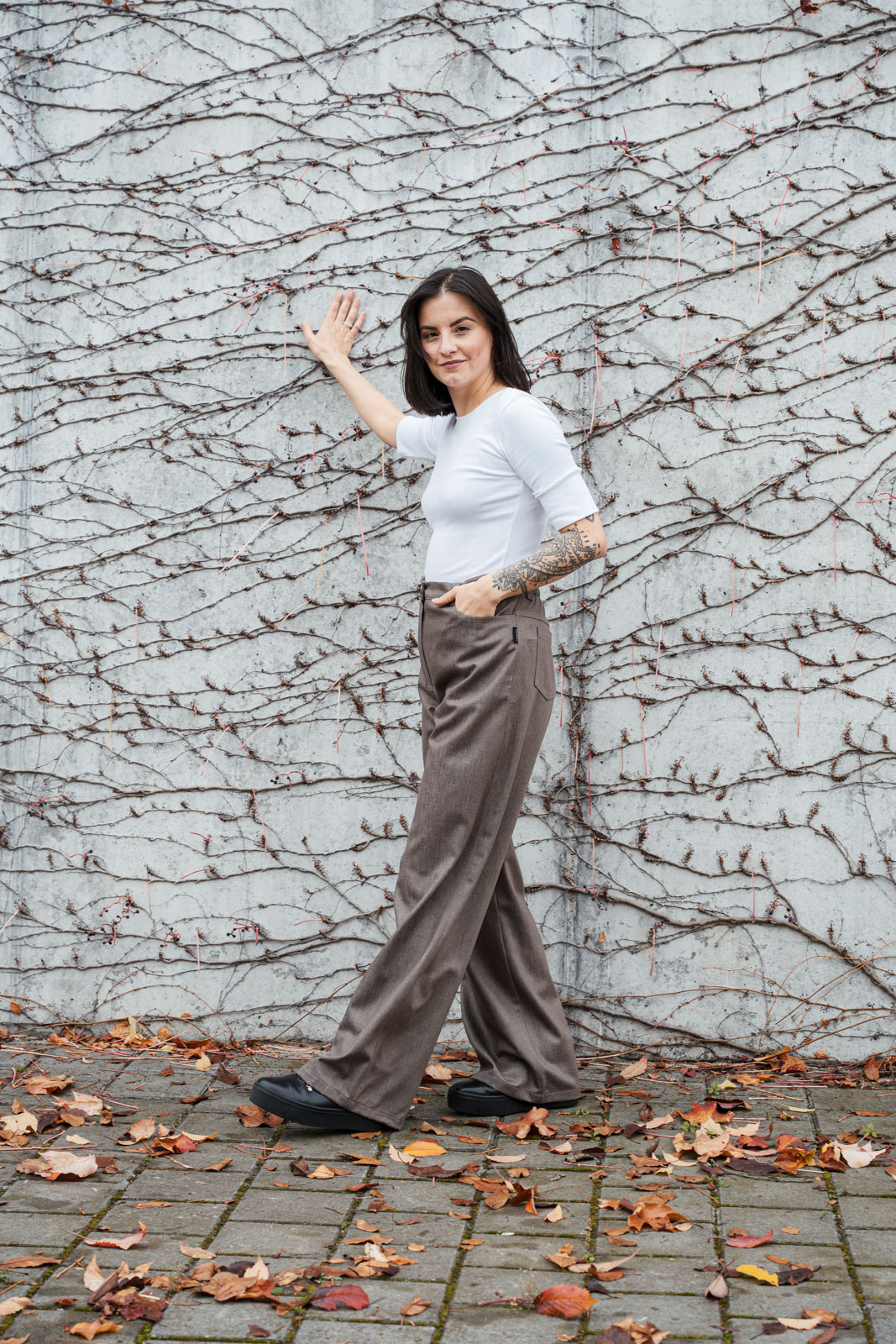 Pants & Shorts Mona wool mocha