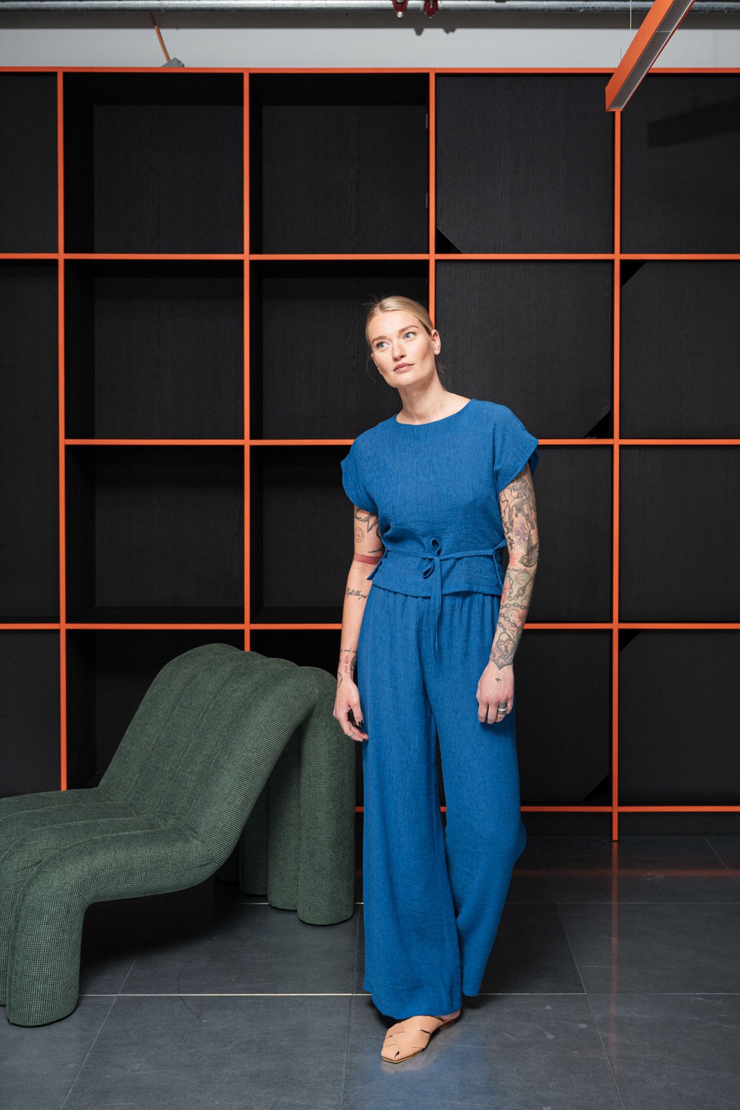 Halenky Thelma electric blue
