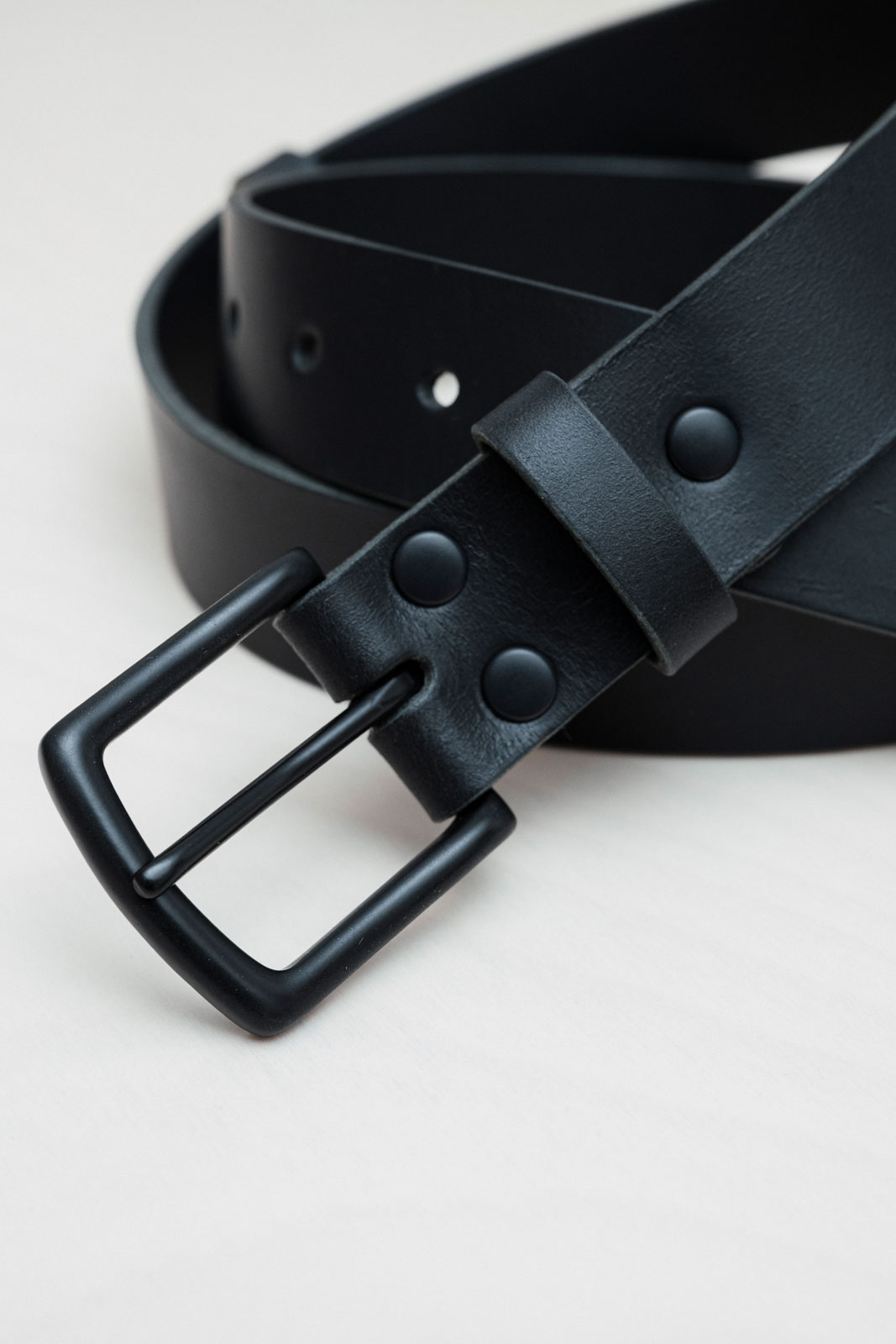 dopl�ky Ko�en� p�sek 3,5cm black leather