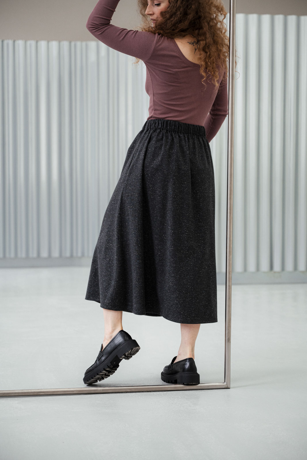 �aty & sukn� Nola wool starlight anthracit