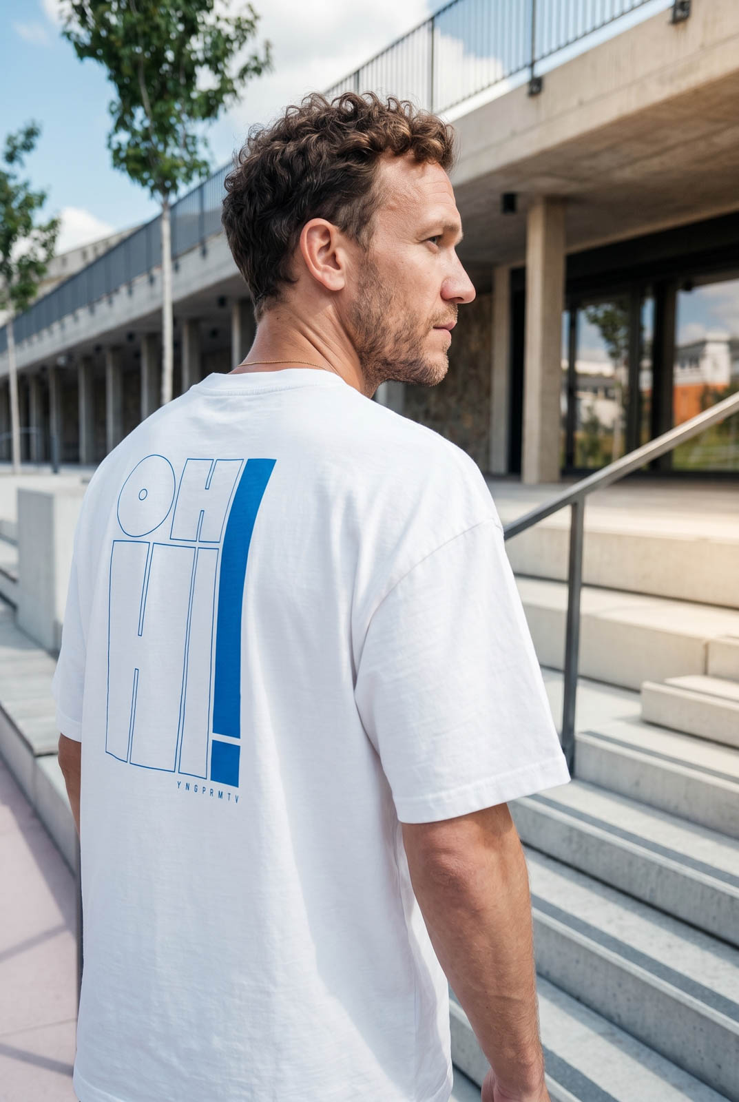 oversized st�ih Oh hi! off white