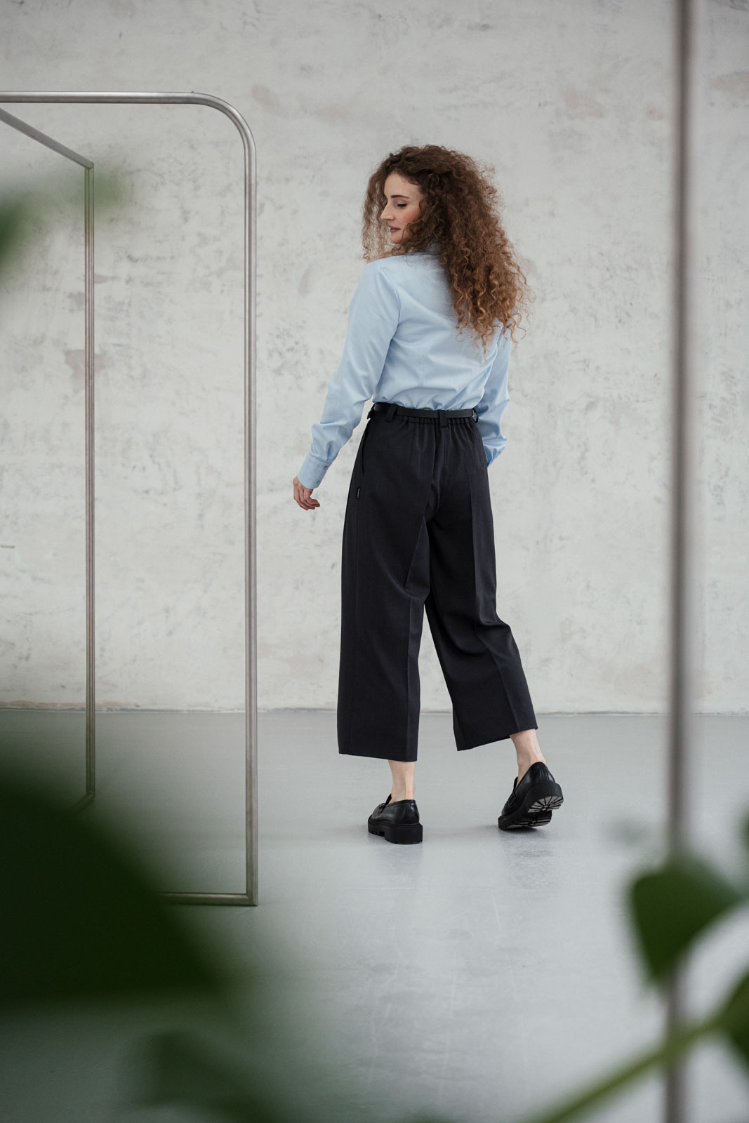 Kalhoty a �ortky Bela crop anthracite