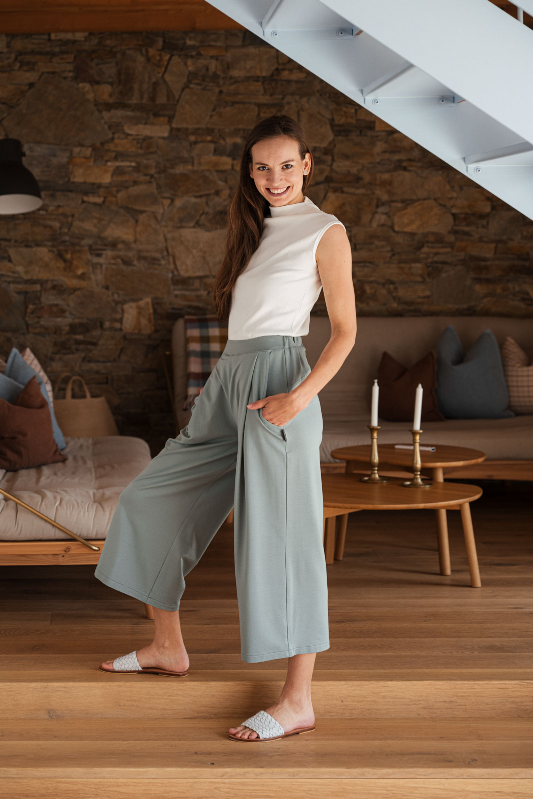 Kalhoty a �ortky Flavie 2.0 sage