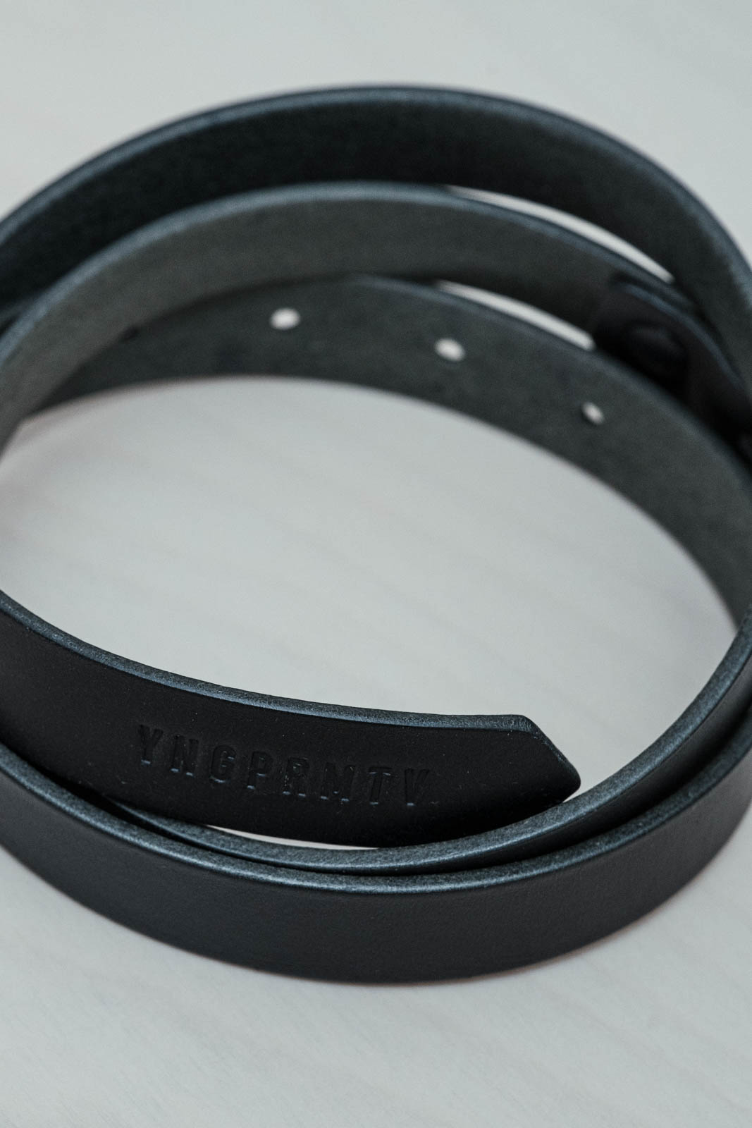 Opasek Ko�en� p�sek 2cm black leather