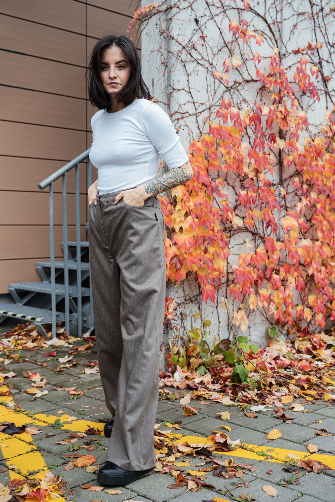 Pants & Shorts Mona wool mocha