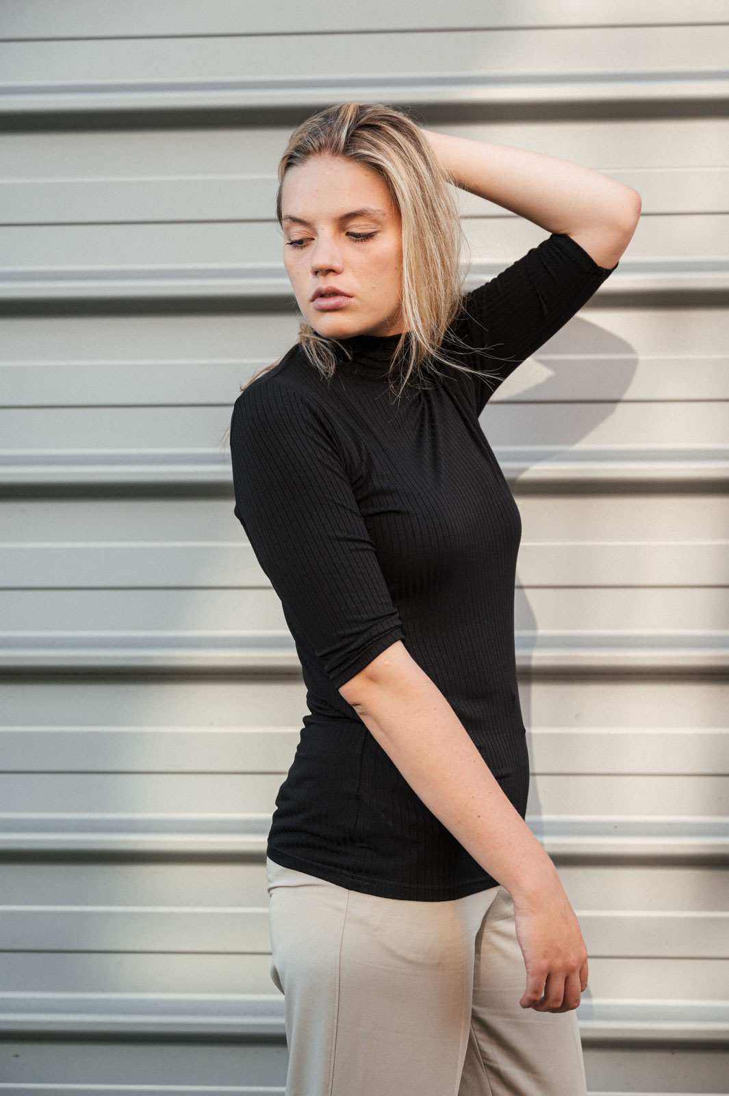 Rol�ky Salma black rib