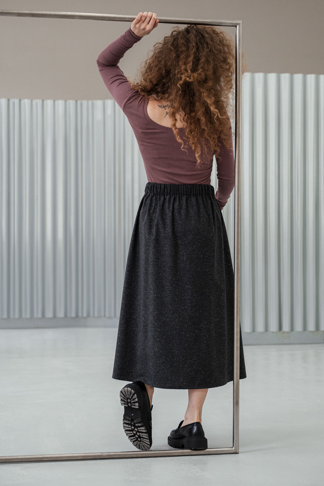 �aty & sukn� Nola wool starlight anthracit