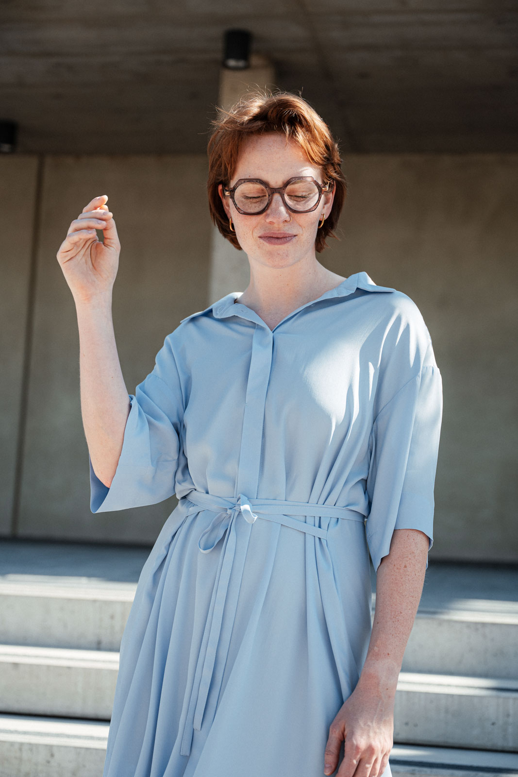 �aty & sukn� Ginna sky blue