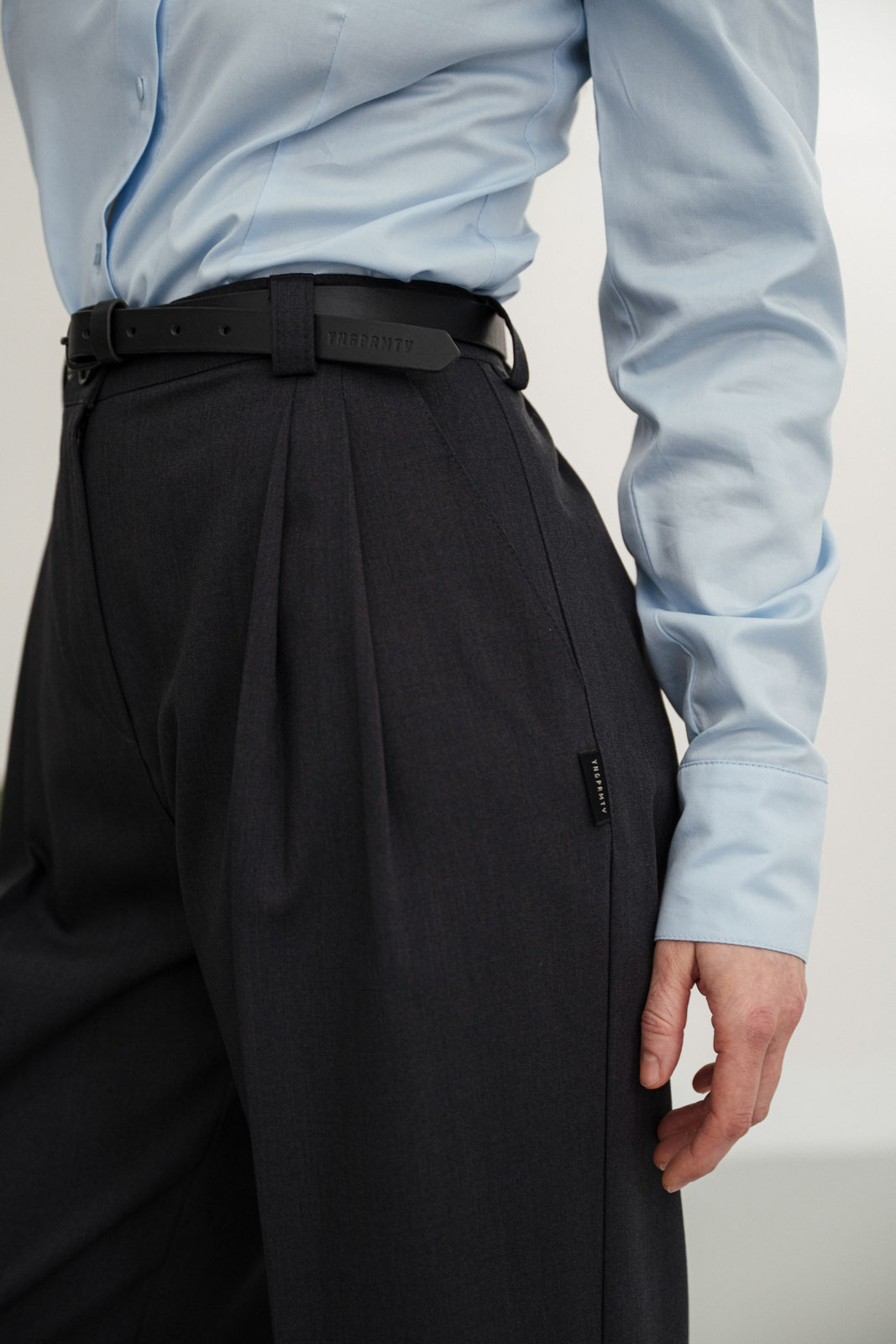Kalhoty a �ortky Bela crop anthracite