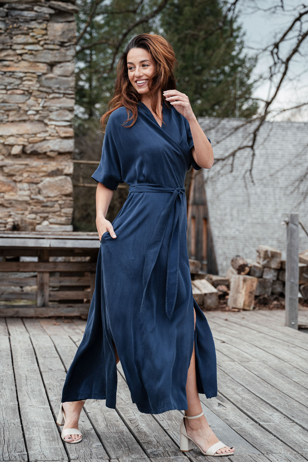 �aty & sukn� Astrid midnight blue