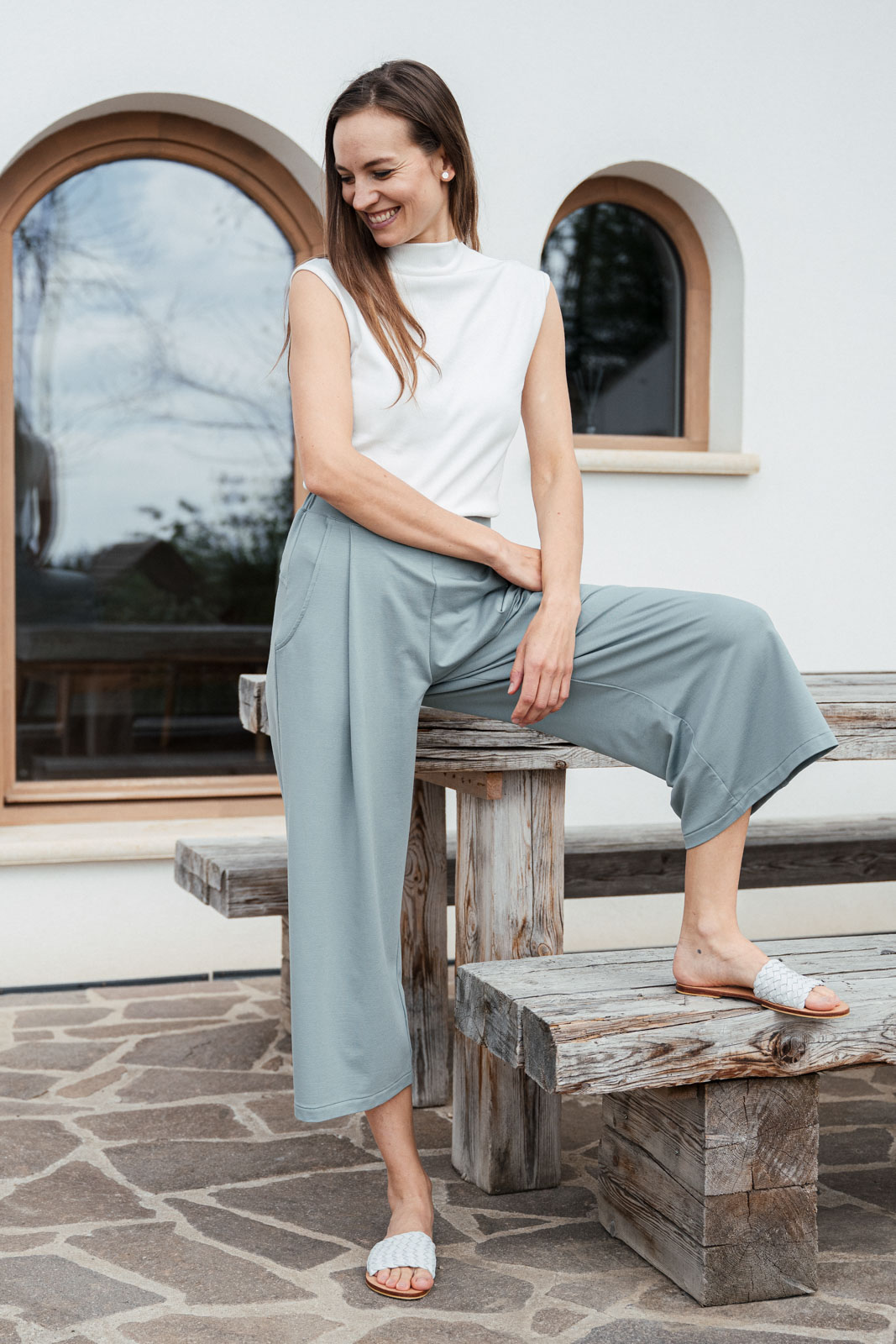 tri�ka a halenky Iris white