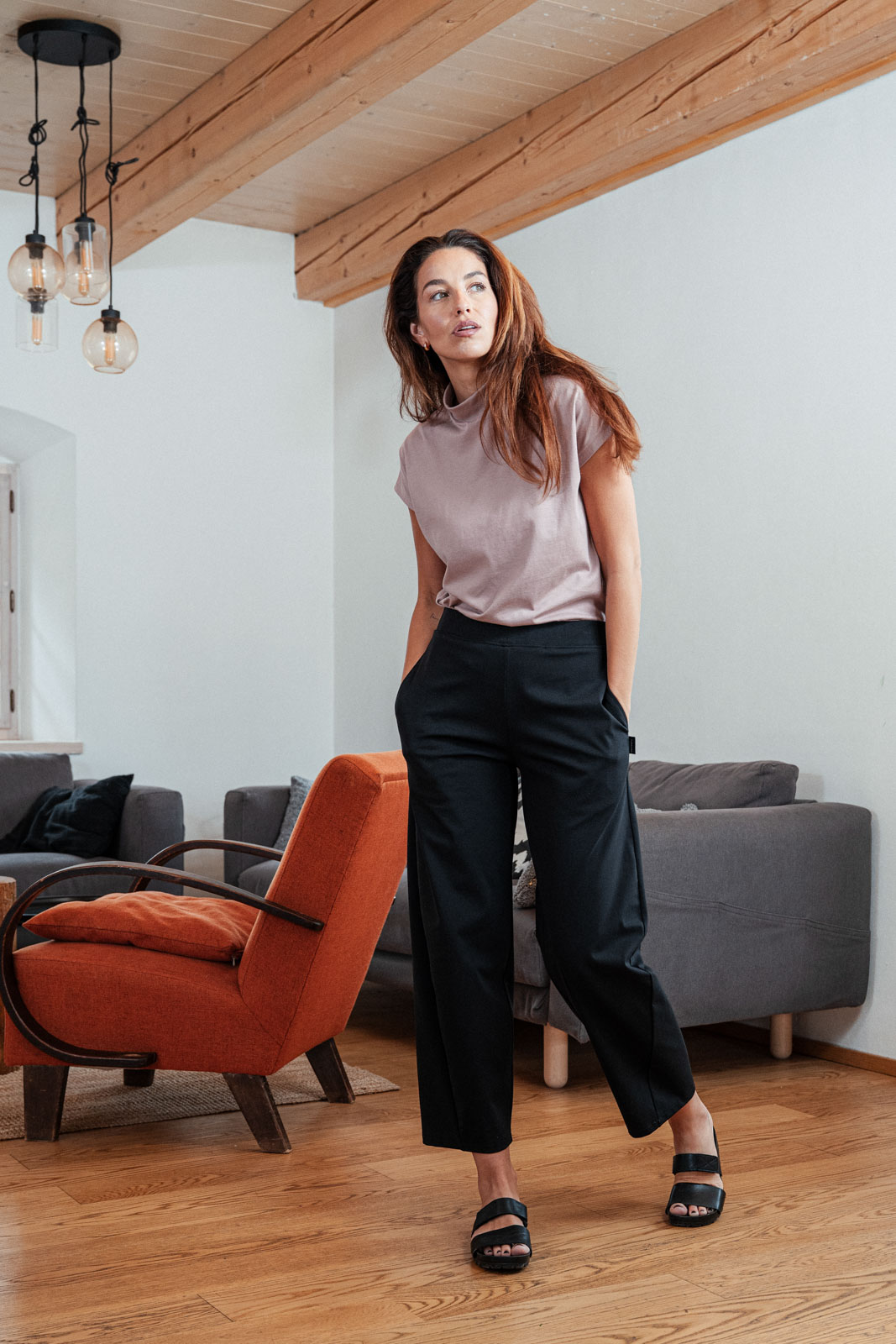 Kalhoty a �ortky Mae black