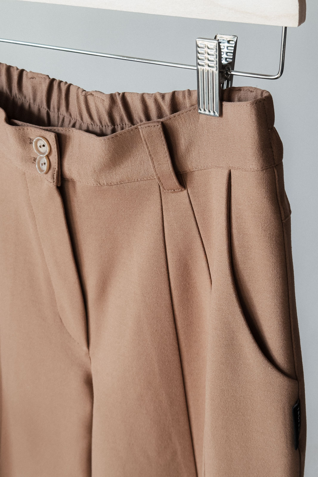 Kalhoty a �ortky Laura camel