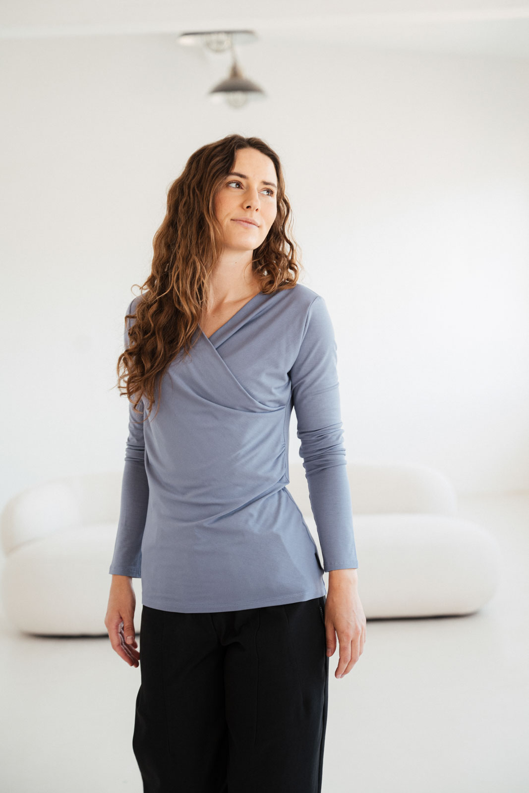 Tri�ka Josie pale blue