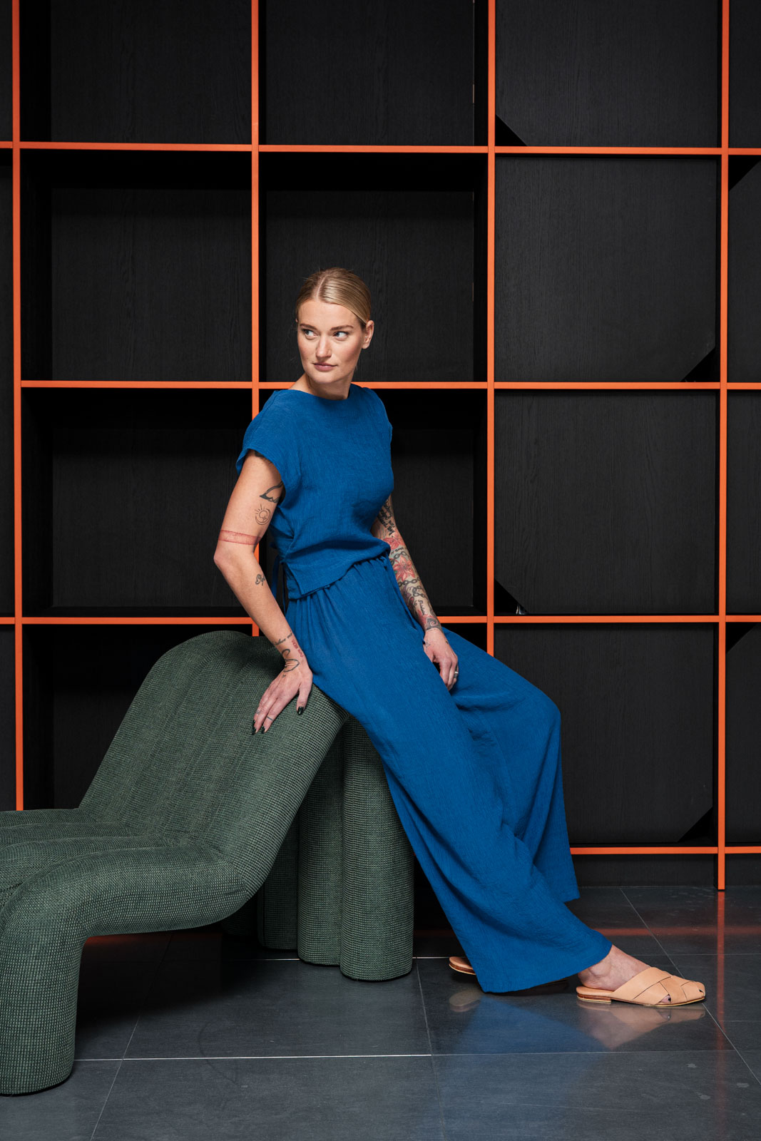 Halenky Thelma electric blue