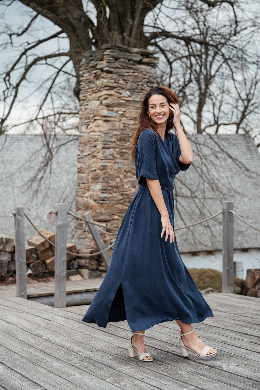 �aty & sukn� Astrid midnight blue