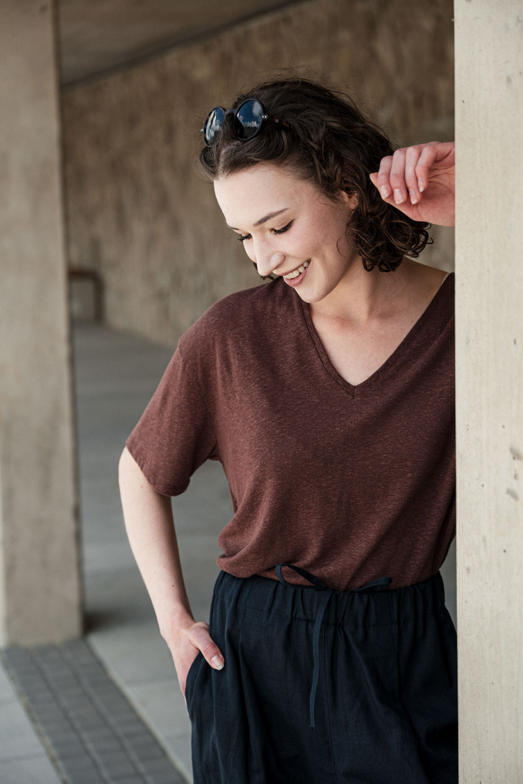 Tri�ka Vilde cinnamon linen