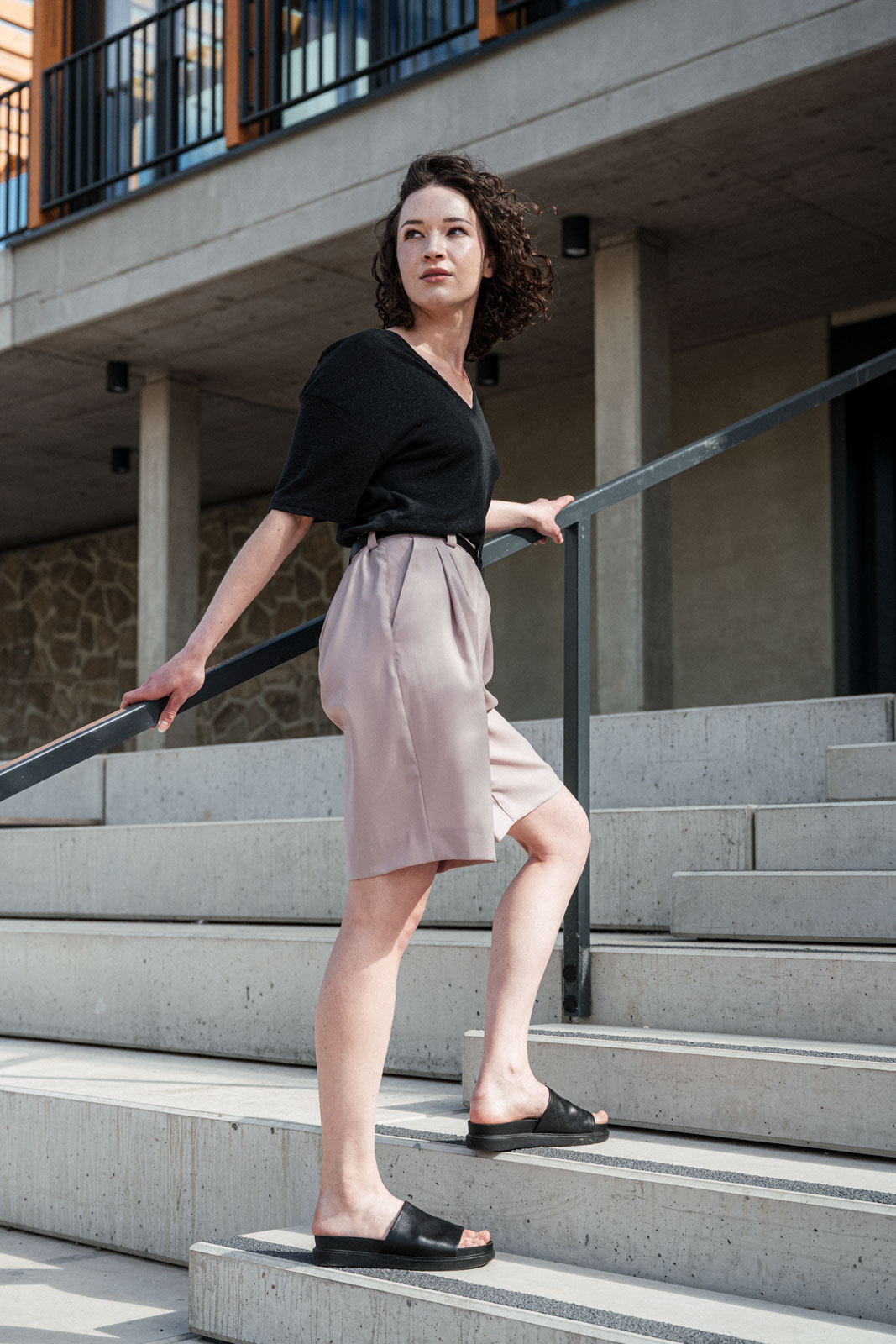 Kalhoty a �ortky Nico powder pink