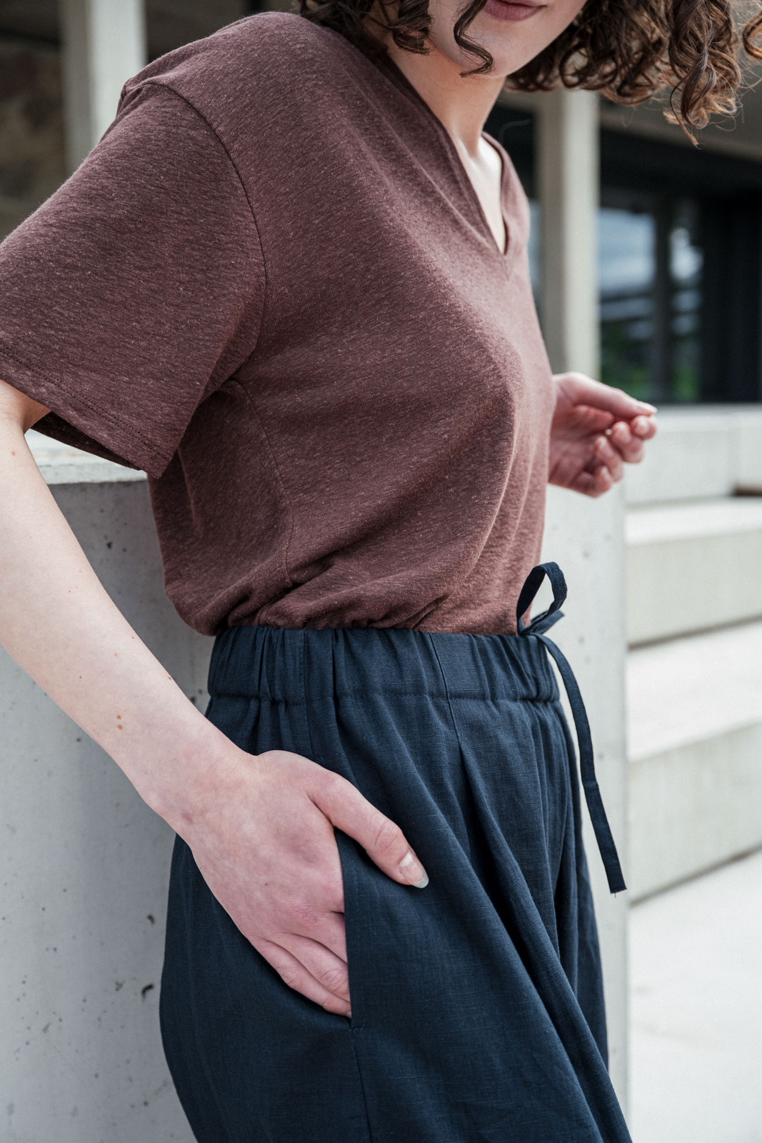 Tri�ka Vilde cinnamon linen