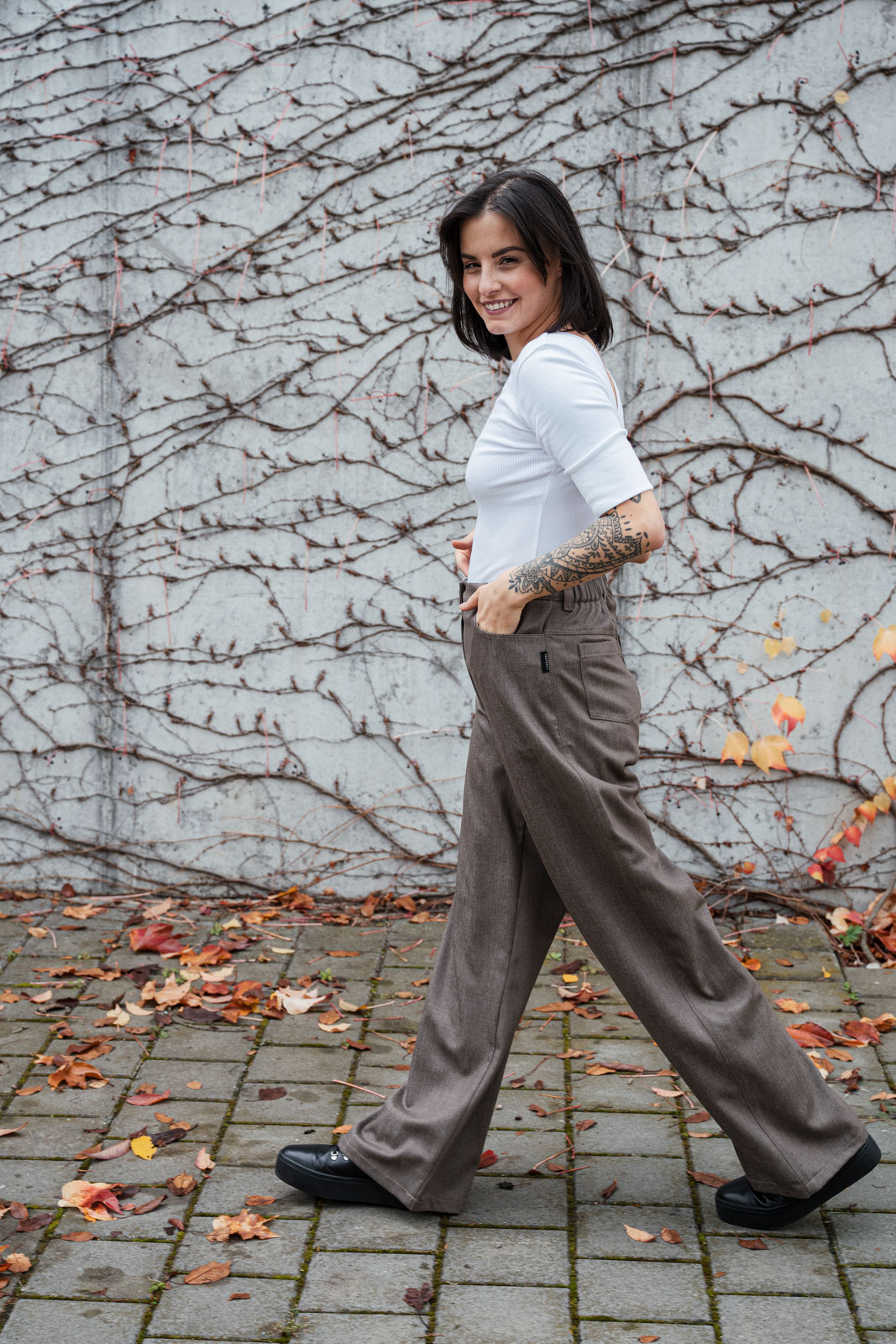 Pants & Shorts Mona wool mocha