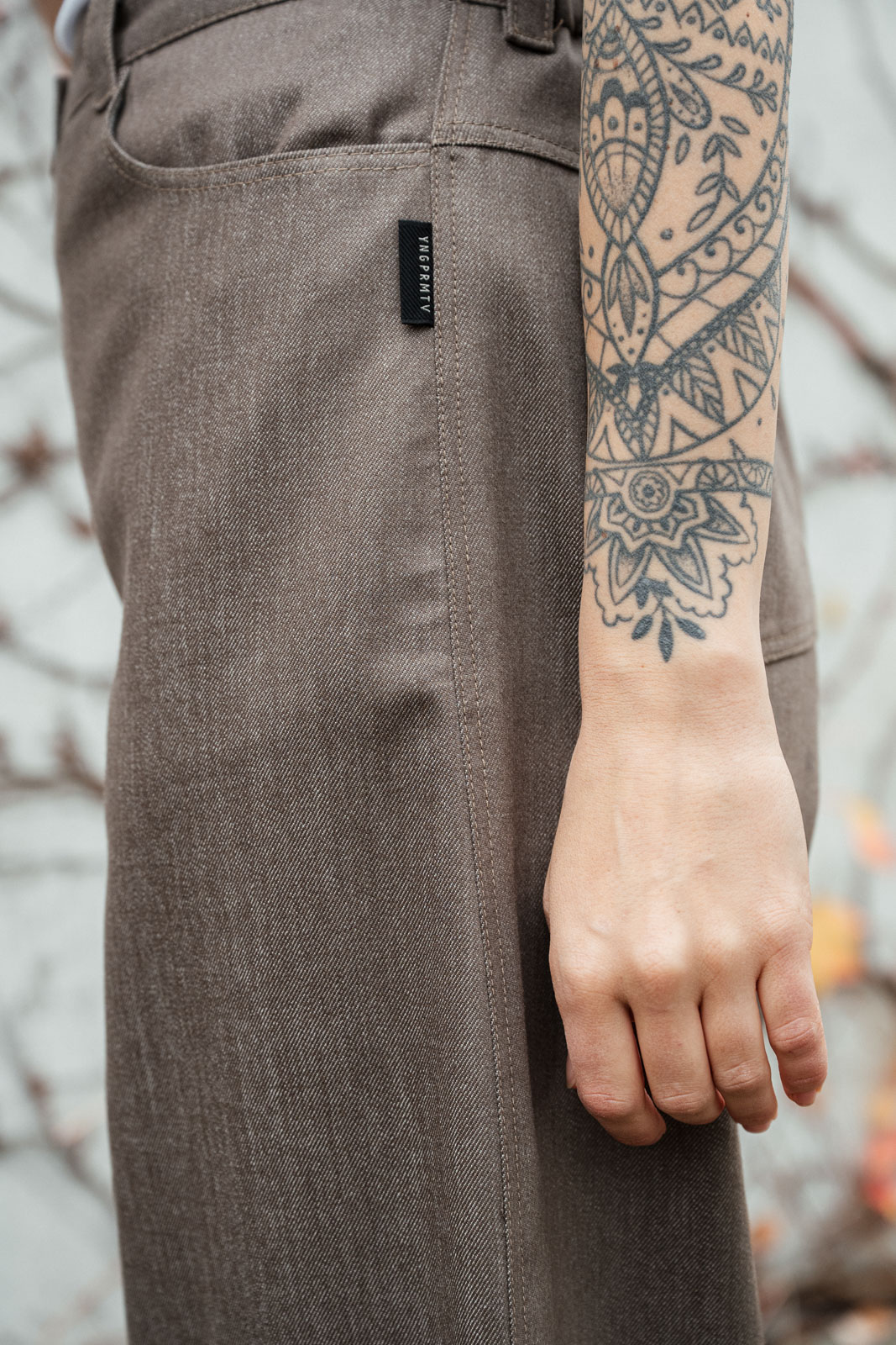 Pants & Shorts Mona wool mocha