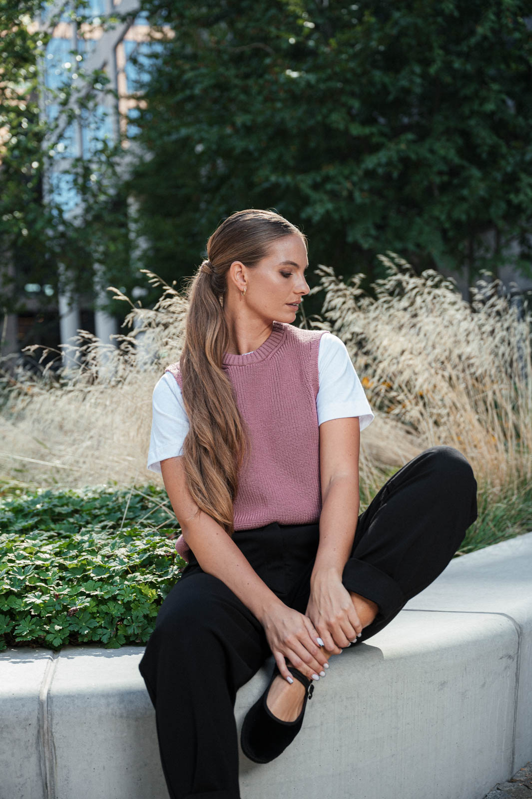Kalhoty a �ortky Laura �ern� kalhotov� viskoza