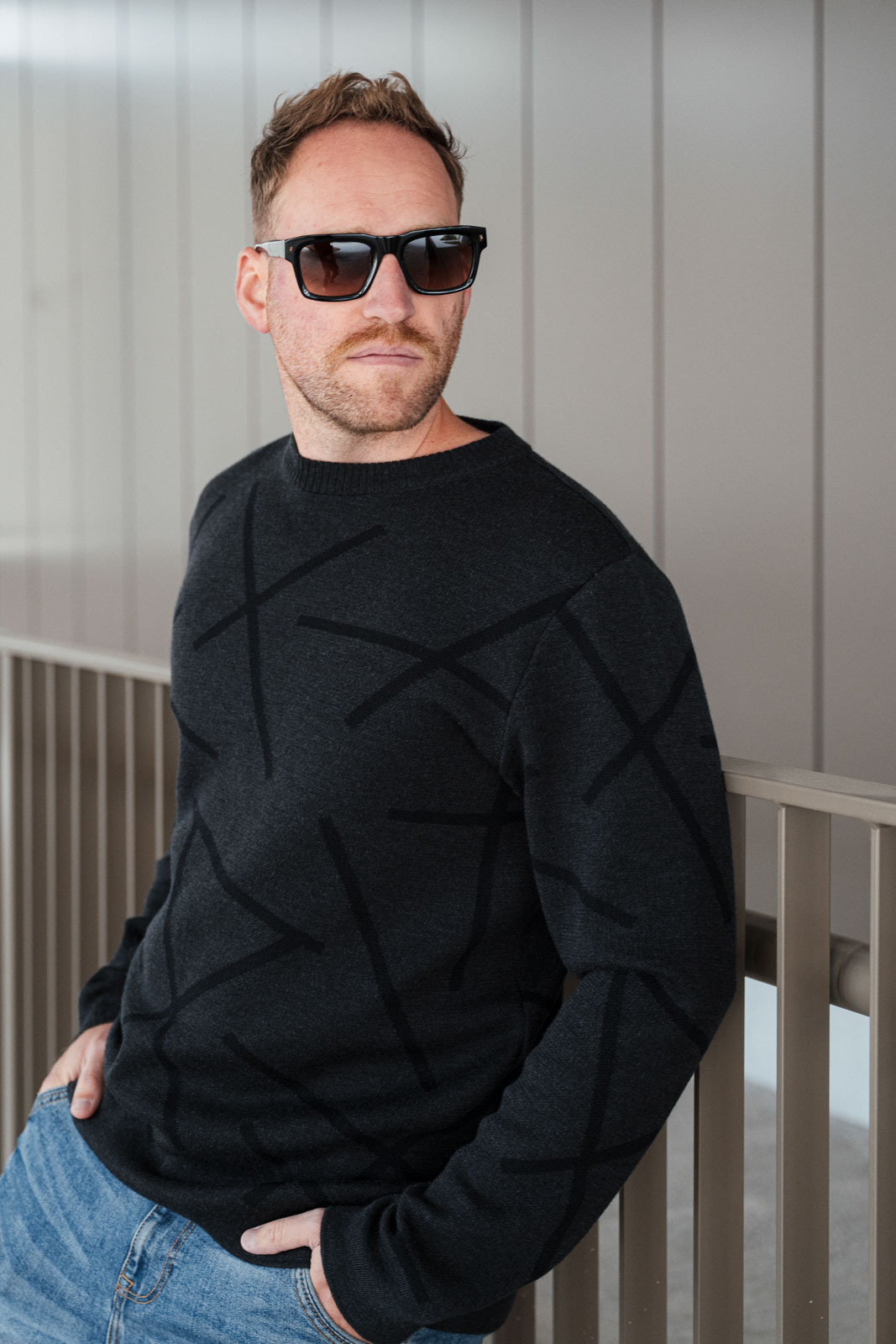 mikiny & svetry Zigzag anthracite