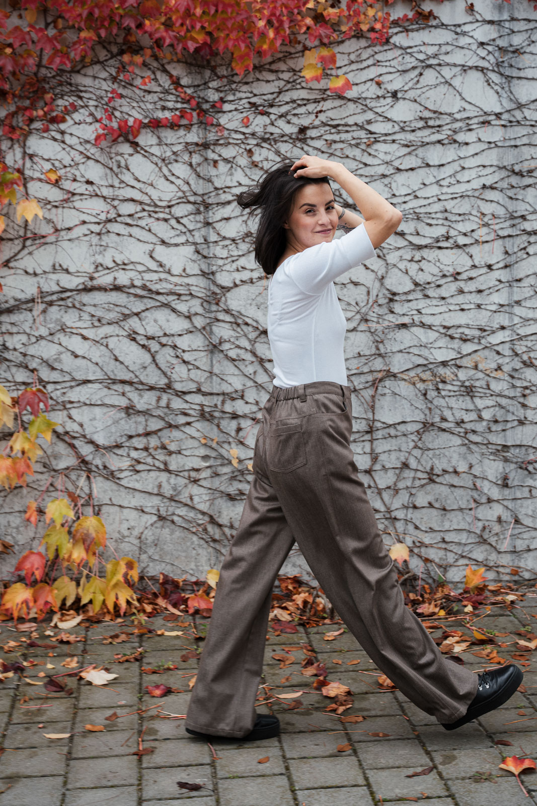 Pants & Shorts Mona wool mocha