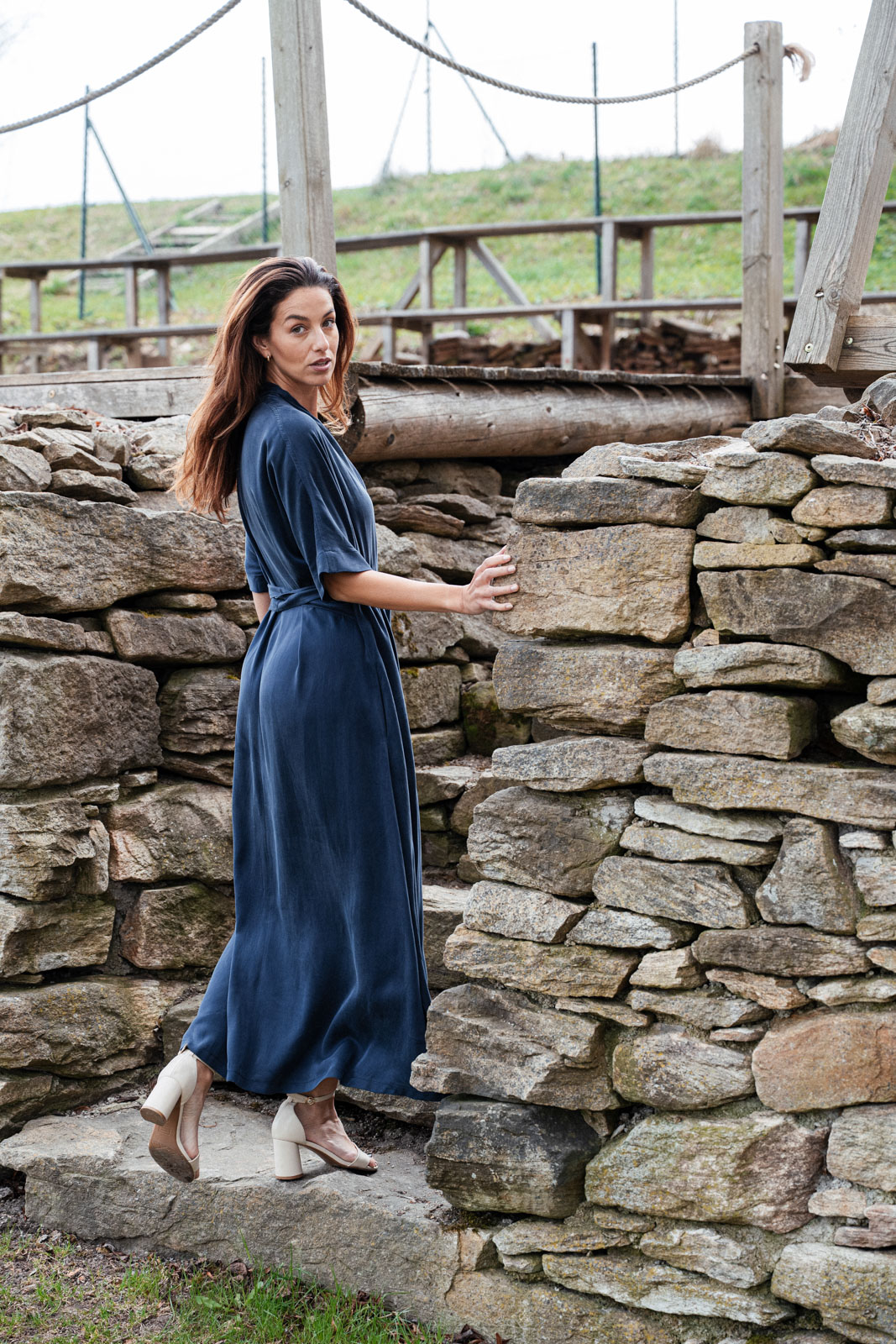 �aty & sukn� Astrid midnight blue