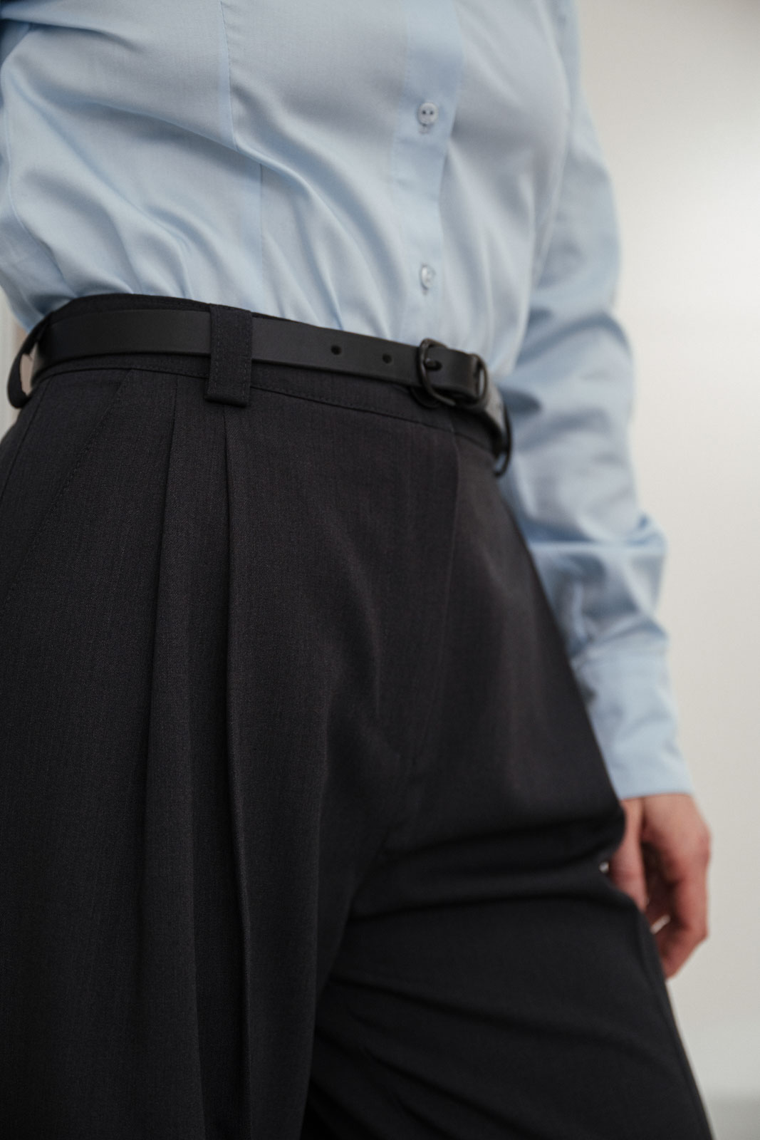 Kalhoty a �ortky Bela crop anthracite