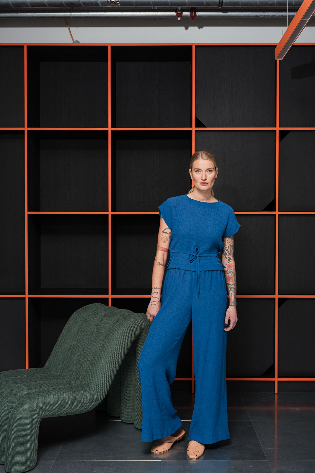 Halenky Thelma electric blue