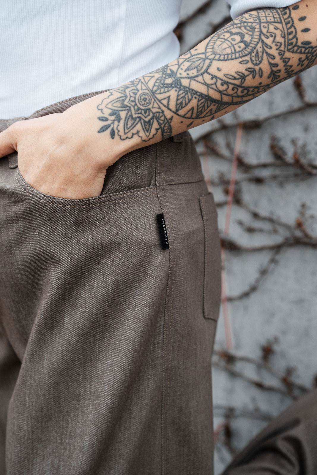 Pants & Shorts Mona wool mocha