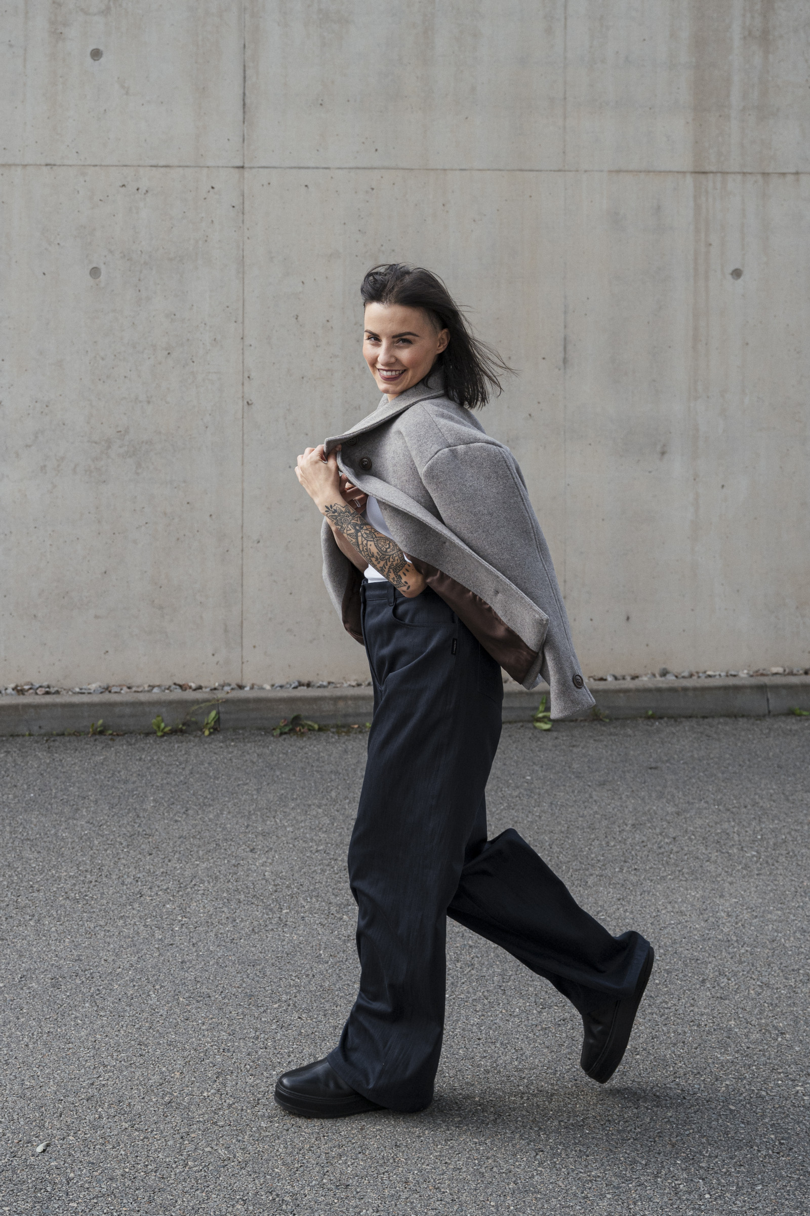 Kalhoty a �ortky Mona Jeans night blue
