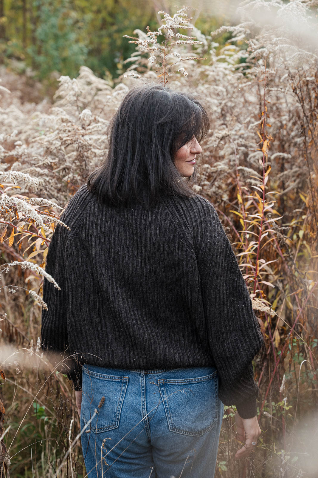 svetry merino Gwen dark chocolate