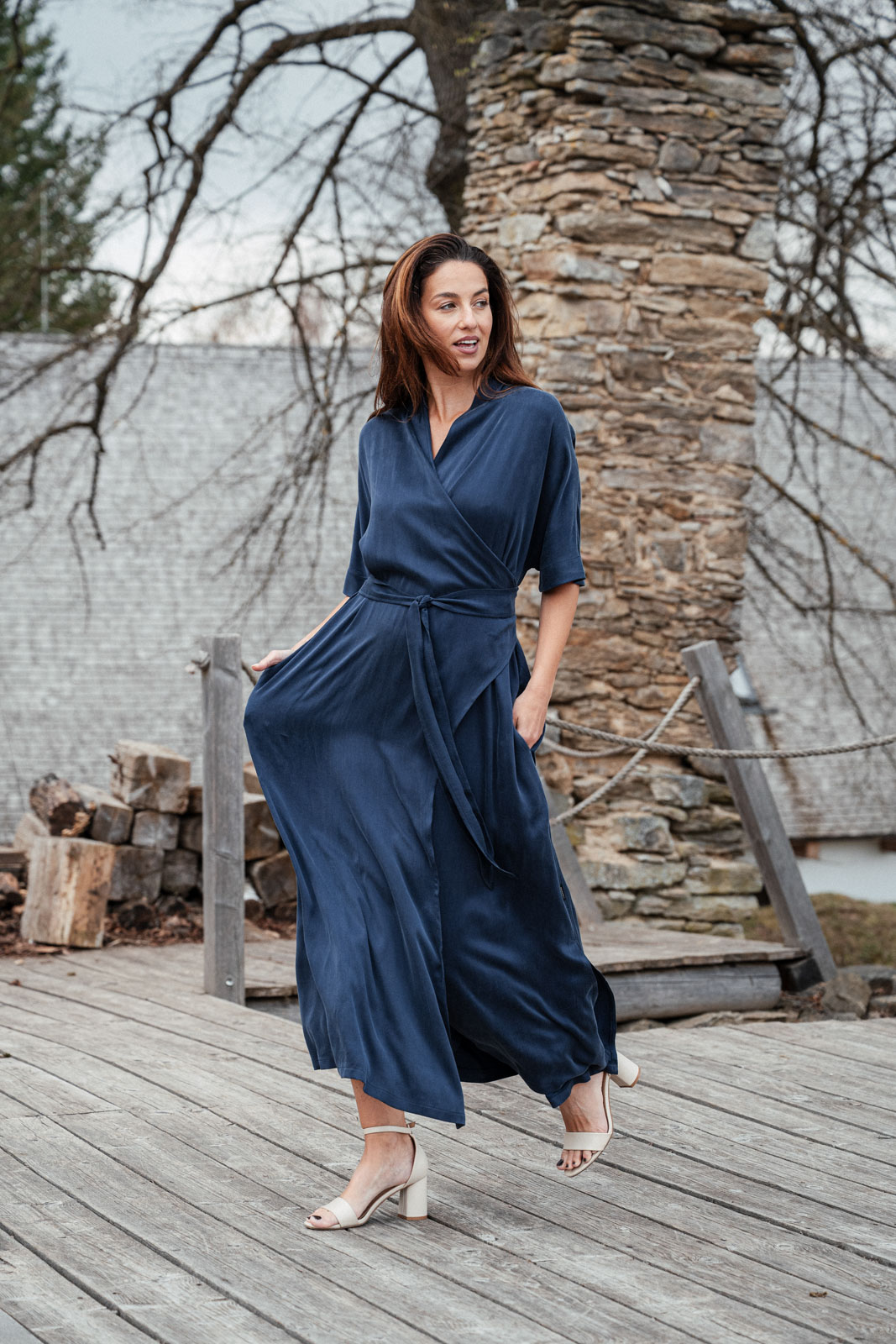 �aty & sukn� Astrid midnight blue