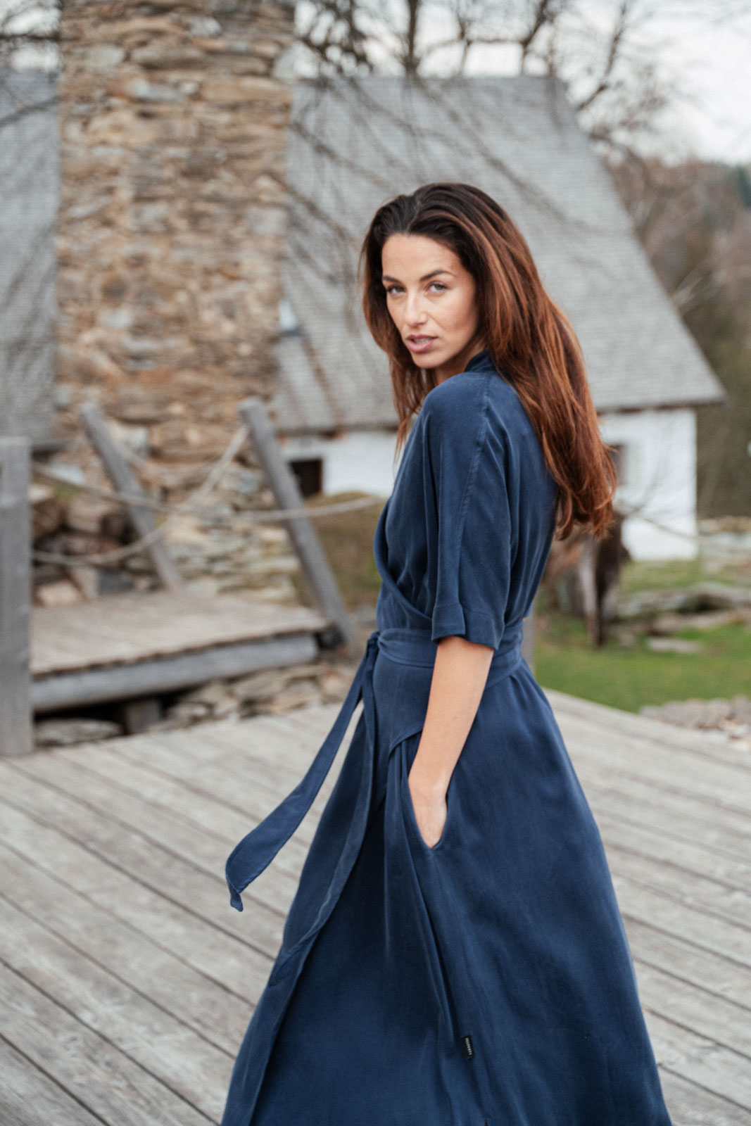 �aty & sukn� Astrid midnight blue