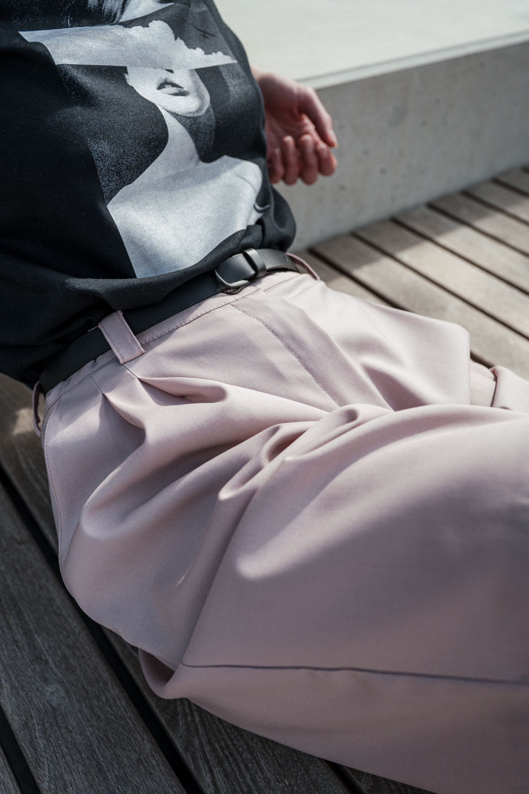 Kalhoty a �ortky Nico powder pink