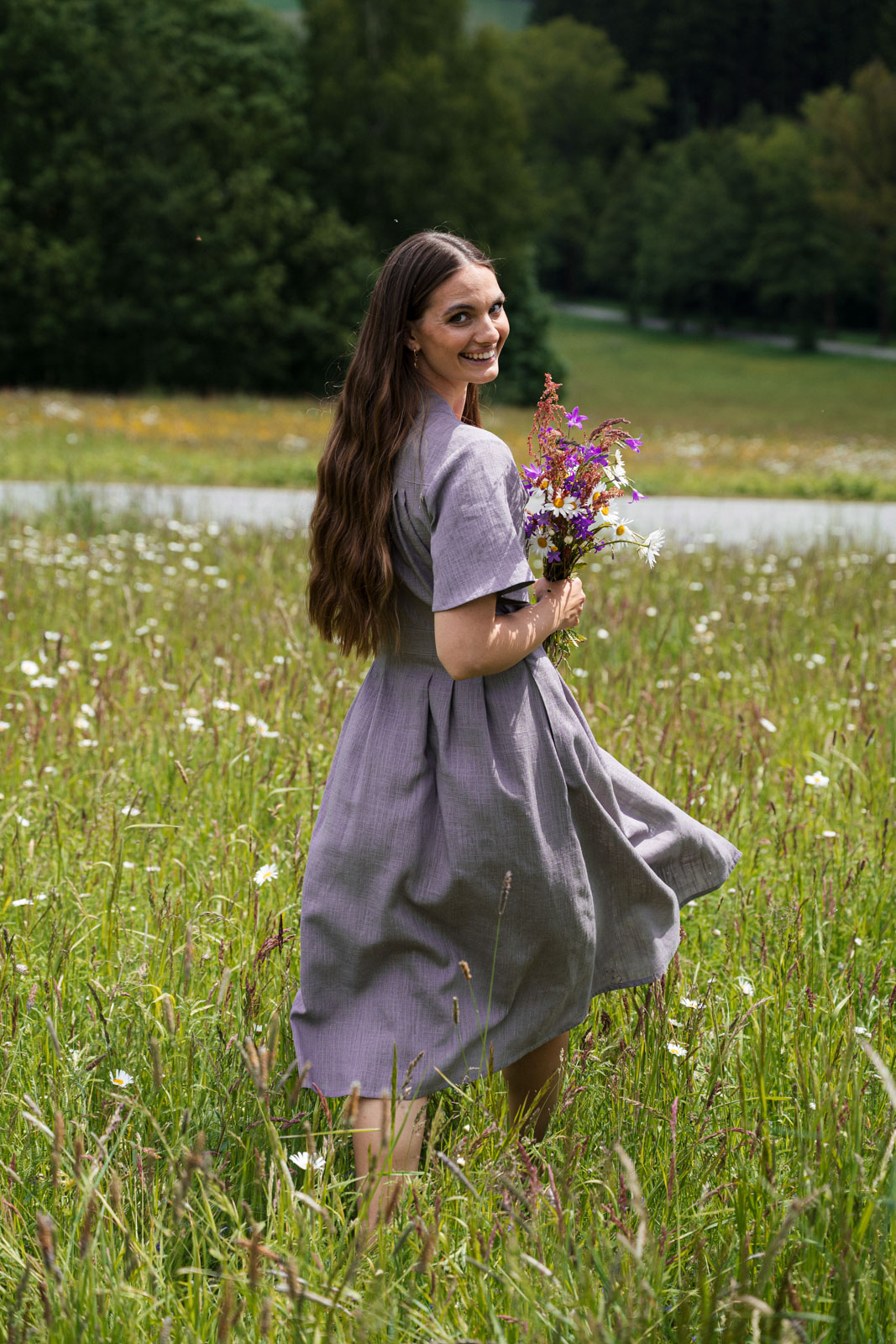 �aty & sukn� Fauna Len lavander