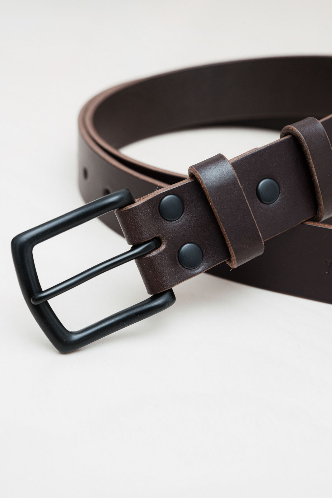 dopl�ky Ko�en� p�sek 3,5cm dark chocco leather