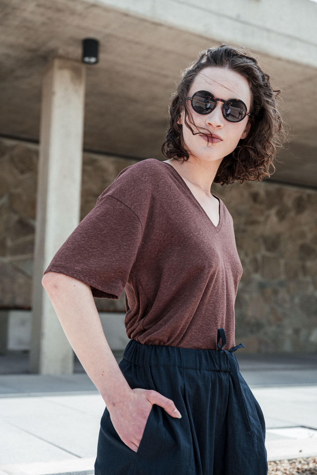 Tri�ka Vilde cinnamon linen