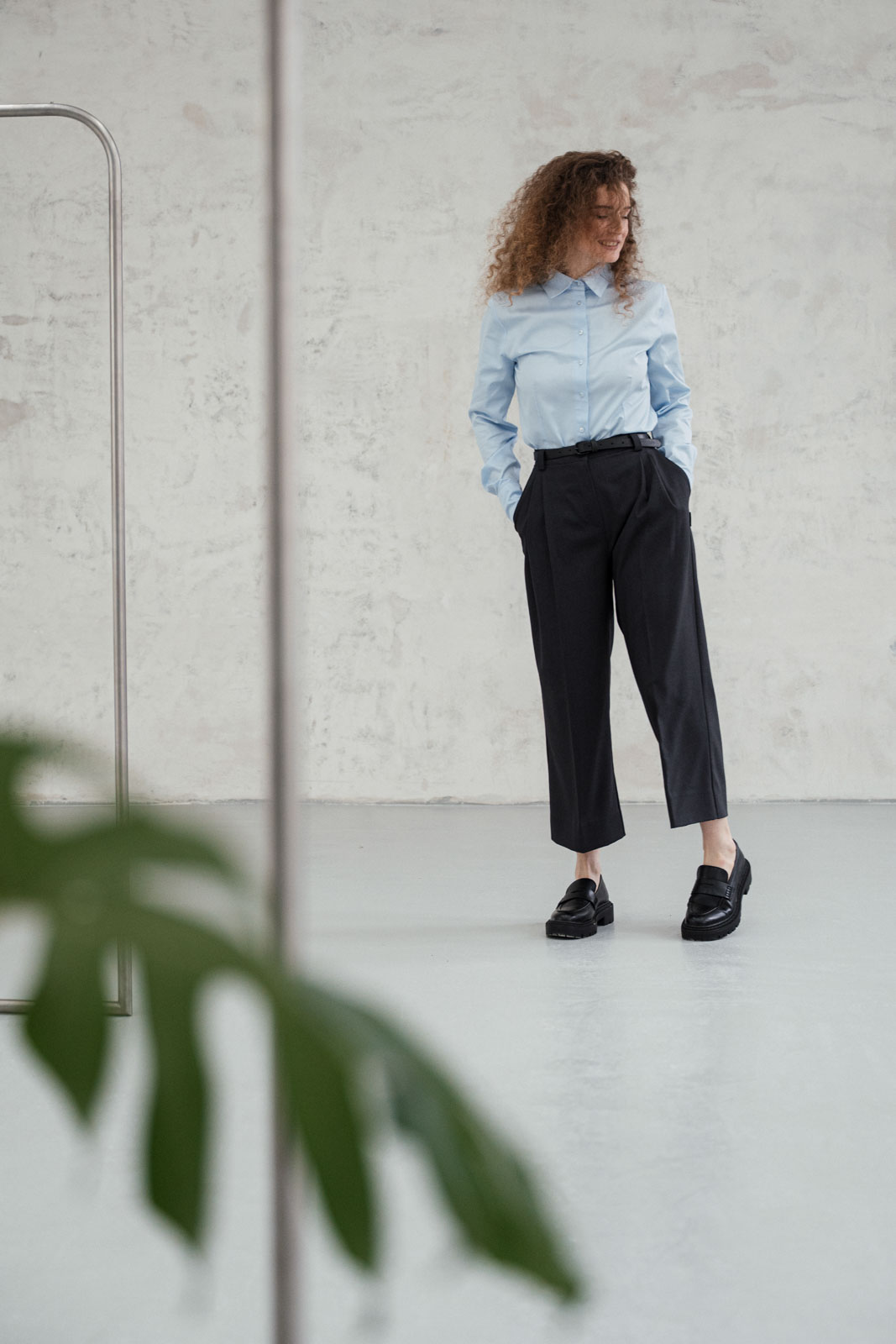 Kalhoty a �ortky Bela crop anthracite
