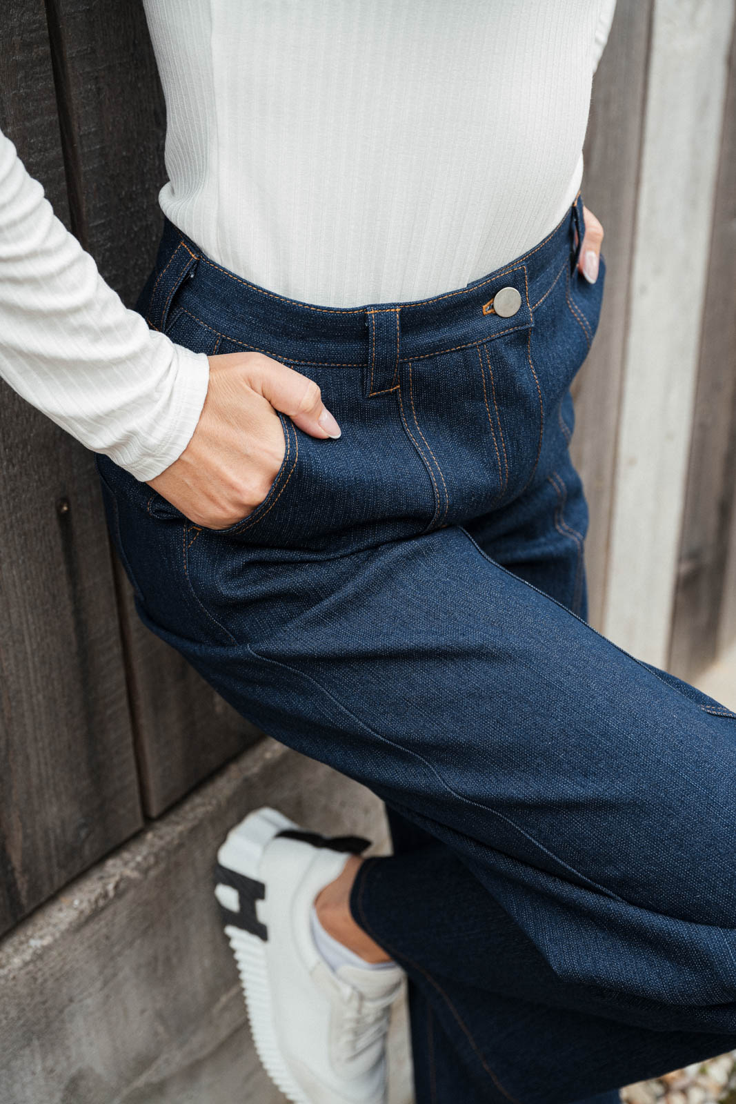 Kalhoty a �ortky Lima dark jeans